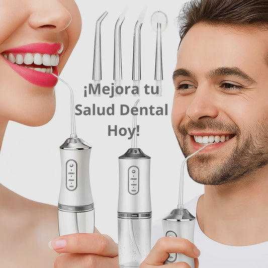 🦷 Irrigador Bucal Portátil — La Limpieza Profunda que el Cepillo Solo No Puede Darte