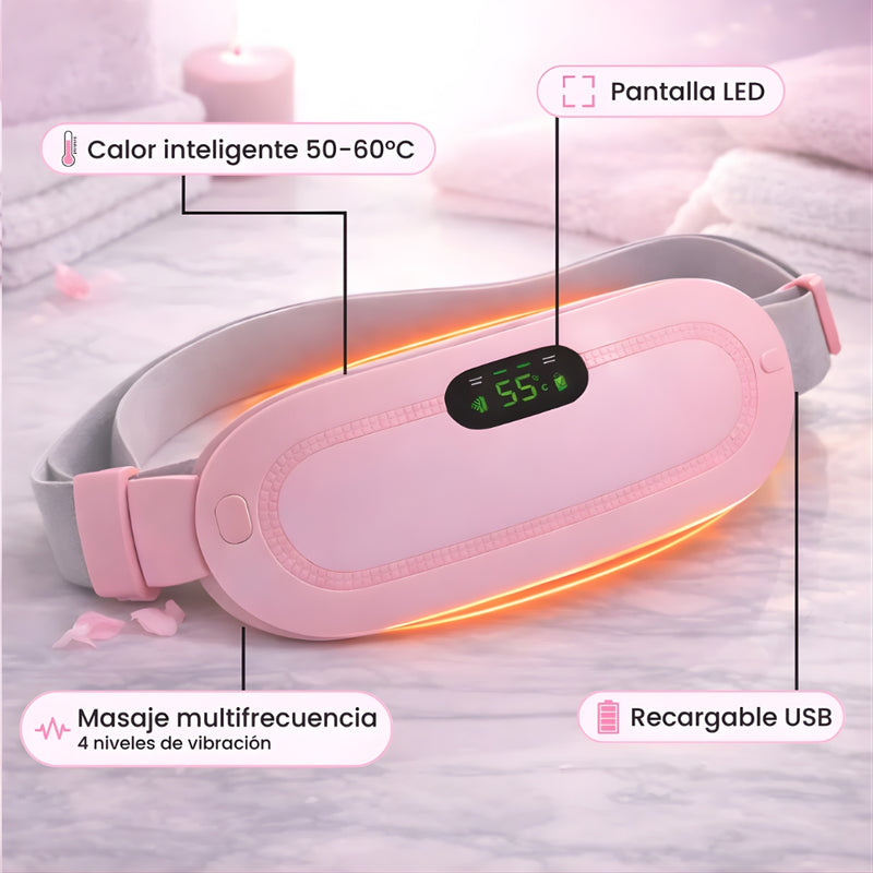 🌸 Cinturón Térmico Para Cólicos — Porque Tu Ciclo No Debería Detenerte